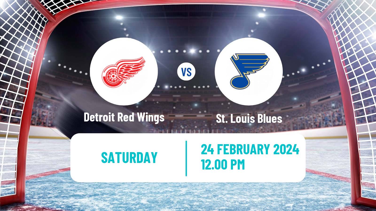 Hockey NHL Detroit Red Wings - St. Louis Blues