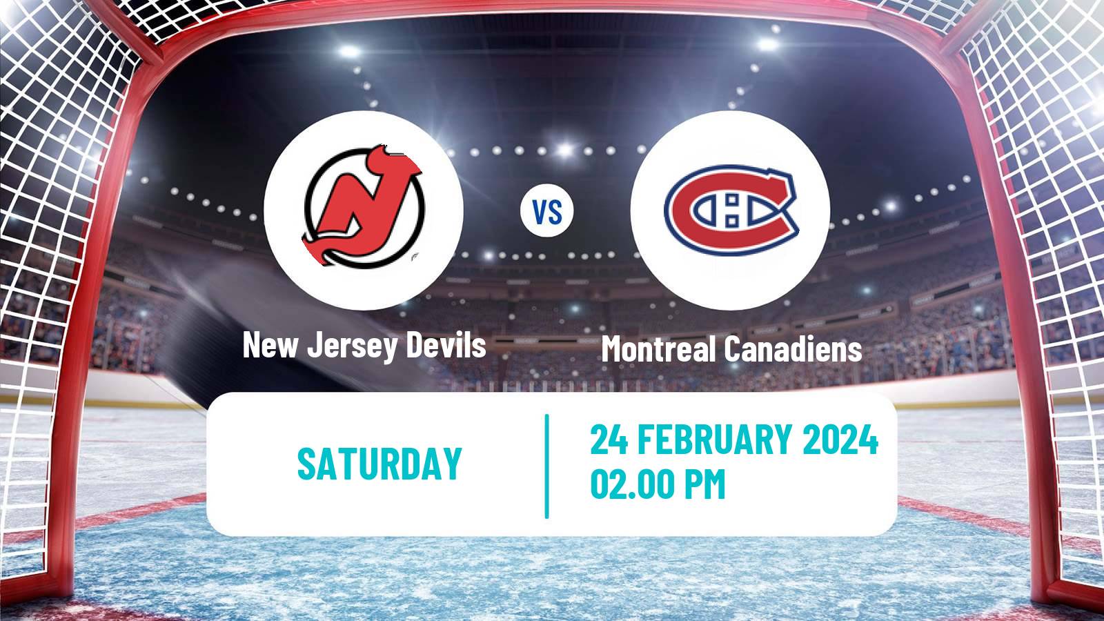Hockey NHL New Jersey Devils - Montreal Canadiens