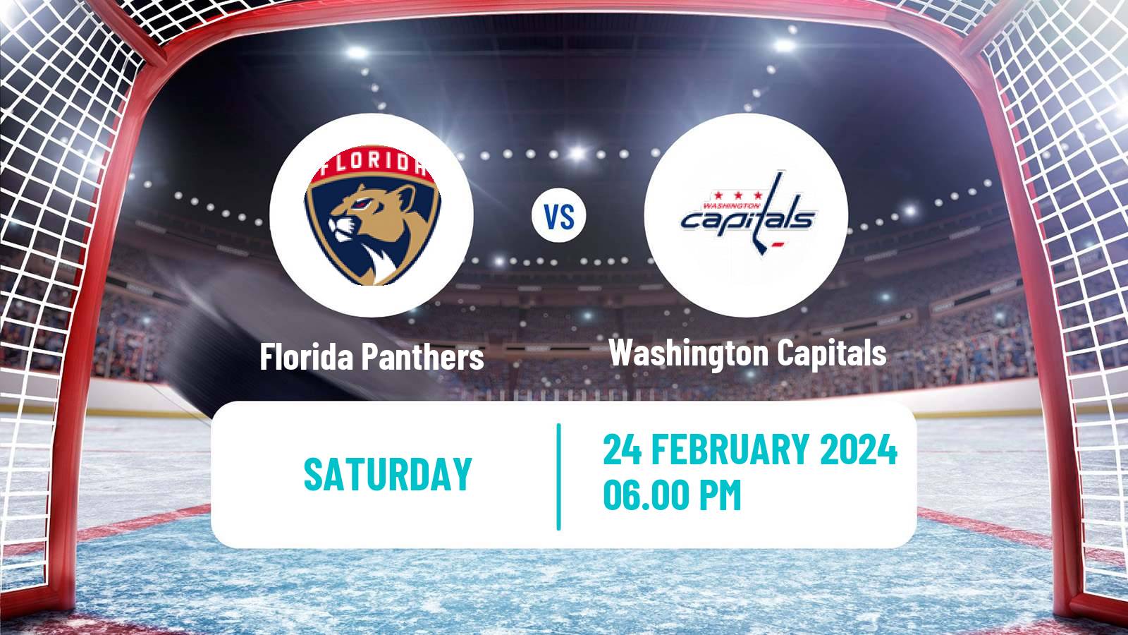 Hockey NHL Florida Panthers - Washington Capitals