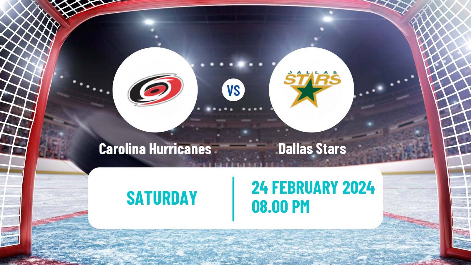 Hockey NHL Carolina Hurricanes - Dallas Stars