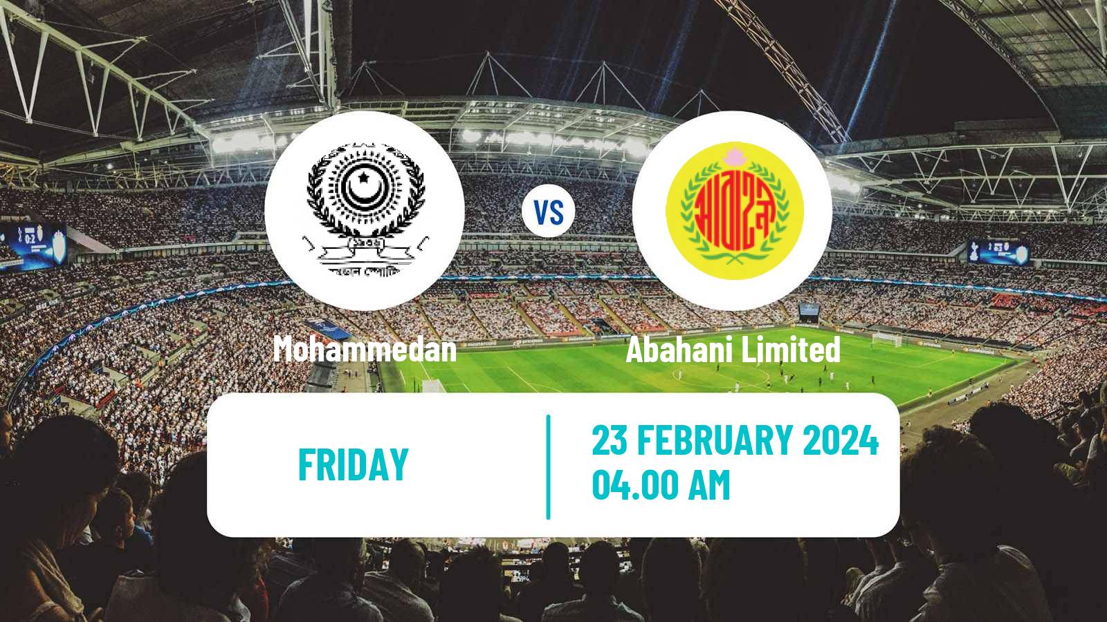 Soccer Bangladesh Premier League Football Mohammedan - Abahani Limited