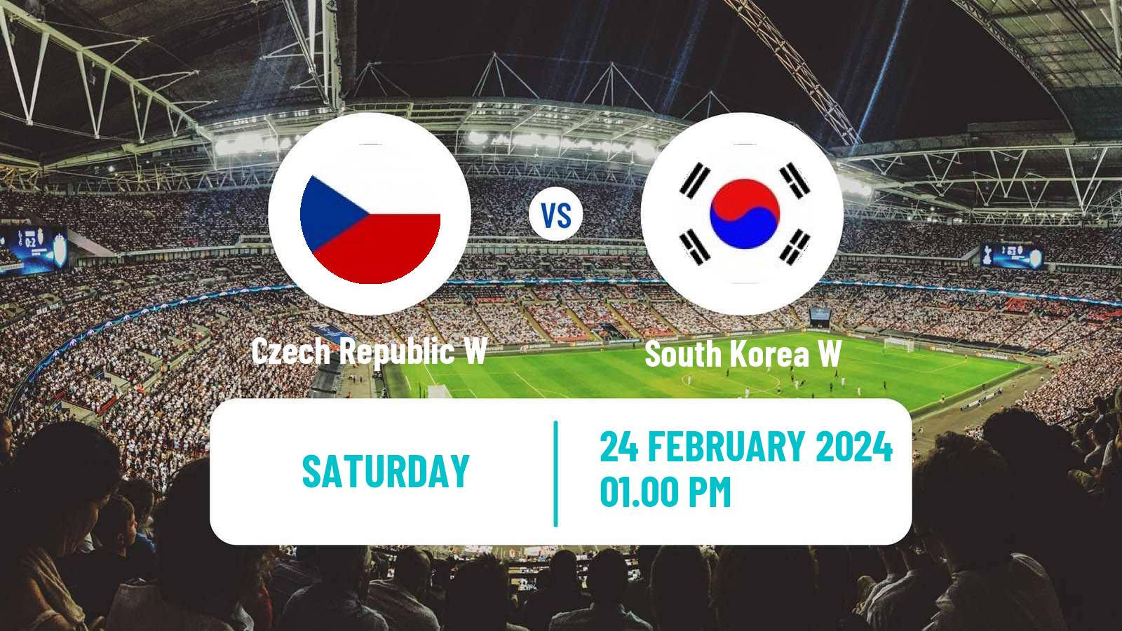 Soccer Friendly International Women Czech Republic W - South Korea W