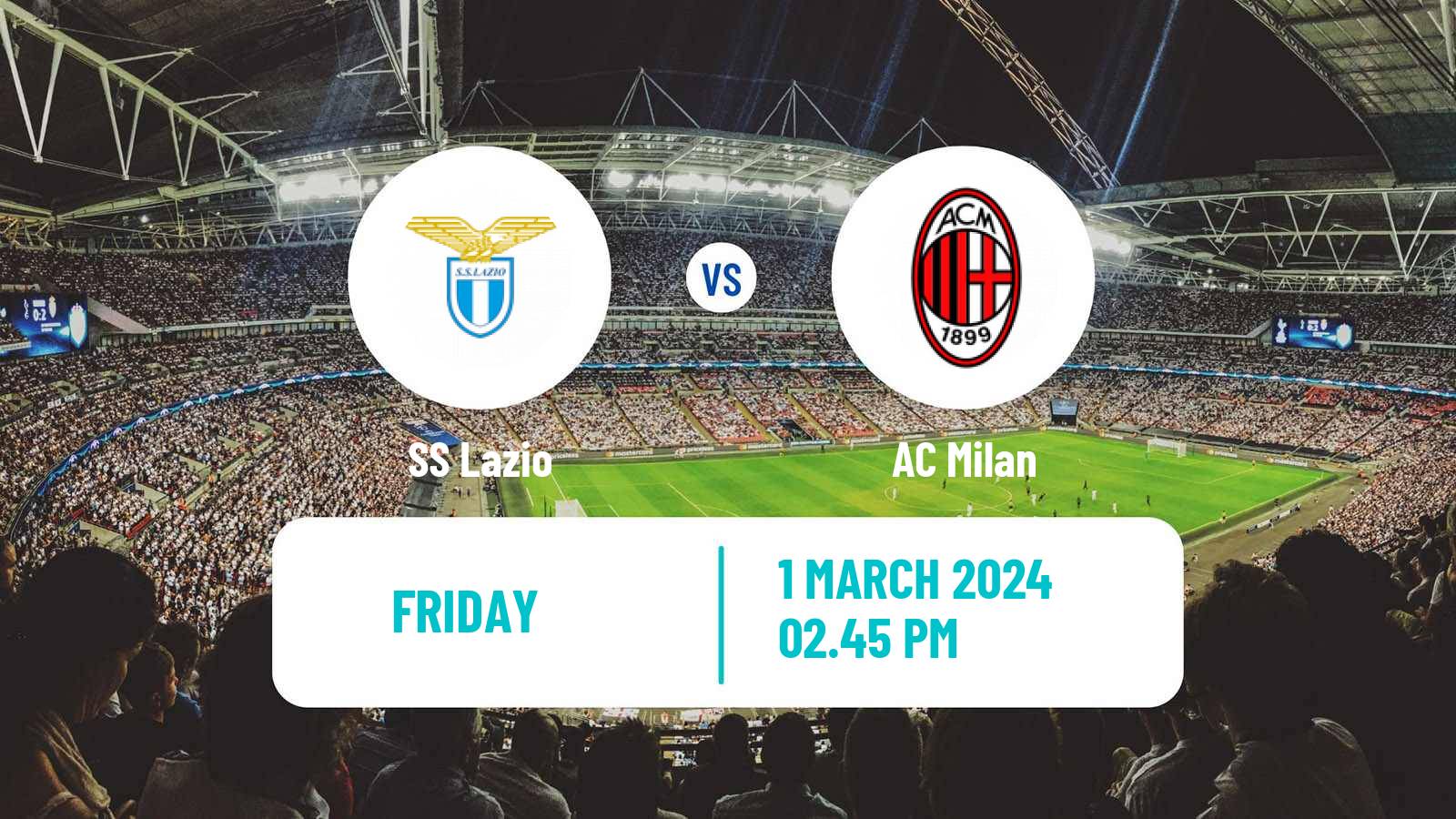 Soccer Italian Serie A Lazio - Milan