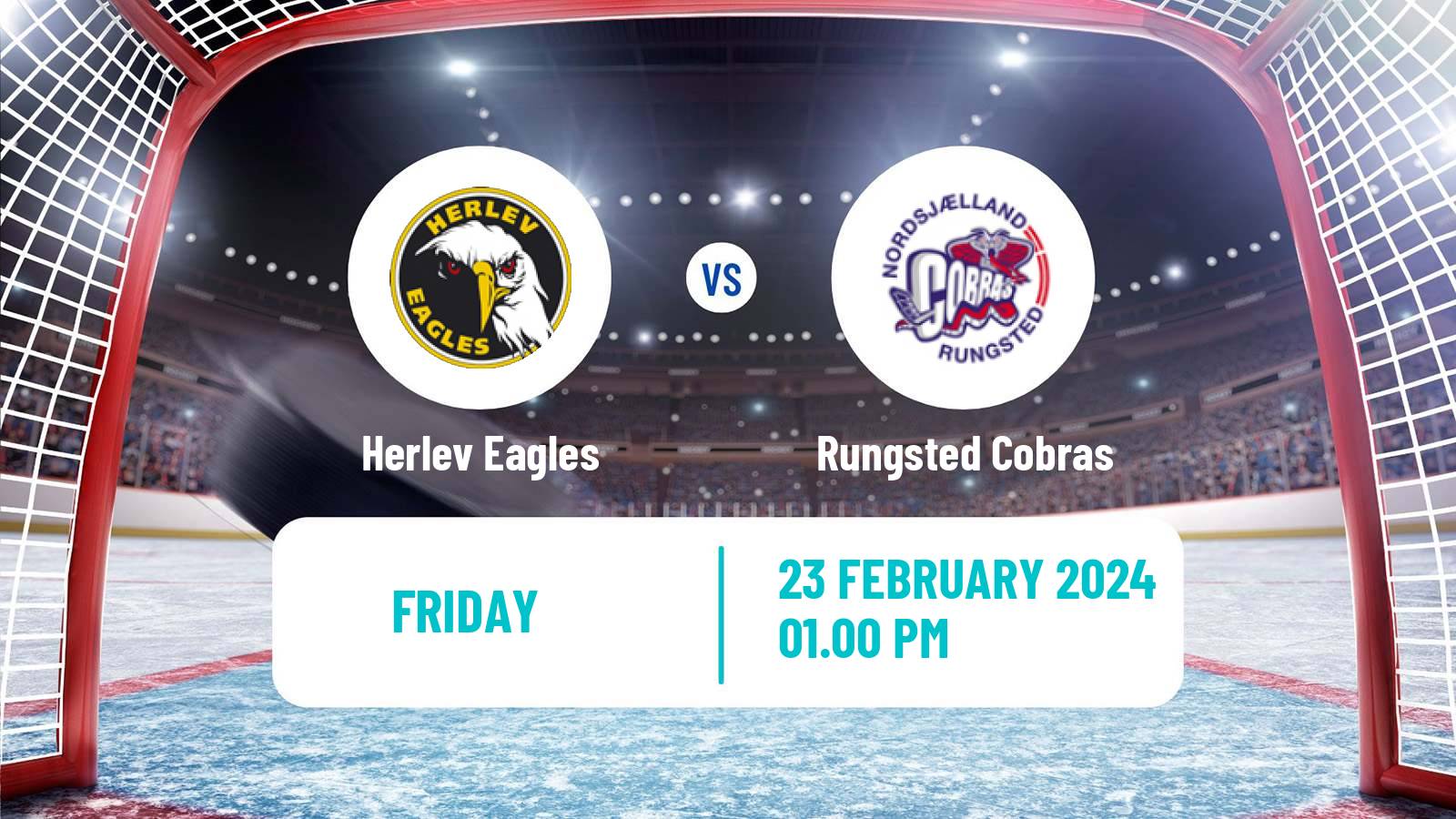 Hockey Danish Ishockey Ligaen Herlev Eagles - Rungsted Cobras