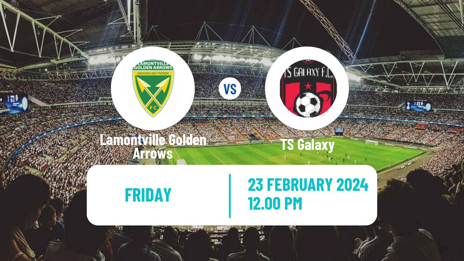 Soccer South African Nedbank Cup Lamontville Golden Arrows - TS Galaxy