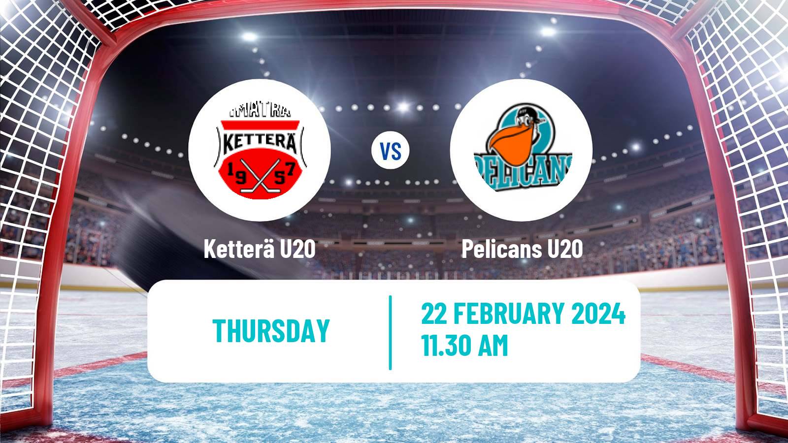 Hockey Finnish SM-sarja U20 Ketterä U20 - Pelicans U20