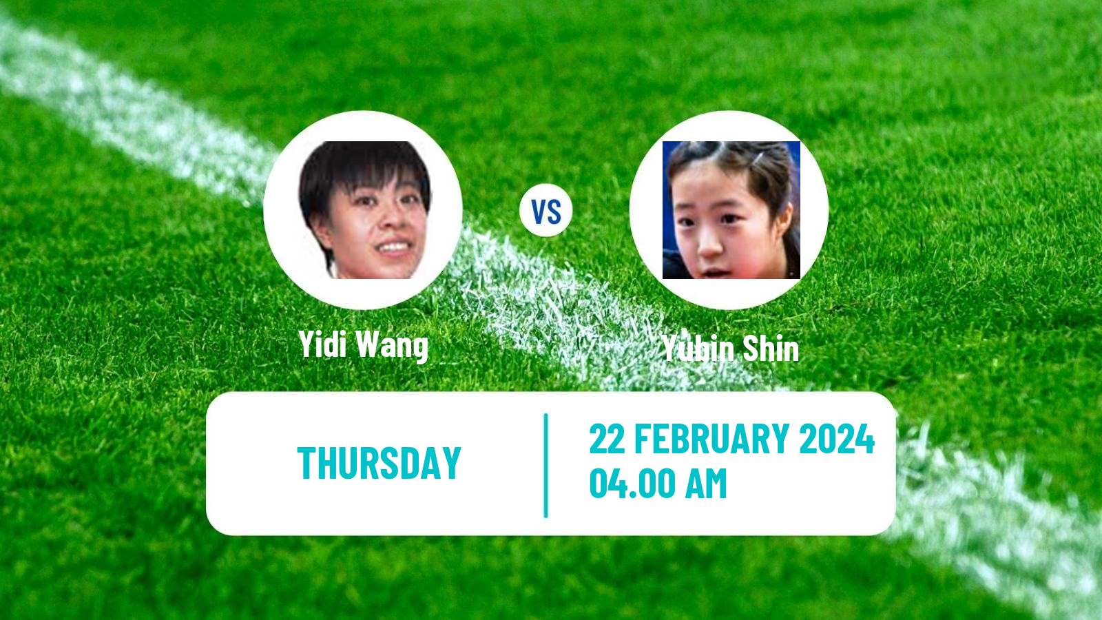 Table tennis World Championships Teams Women Yidi Wang - Yubin Shin
