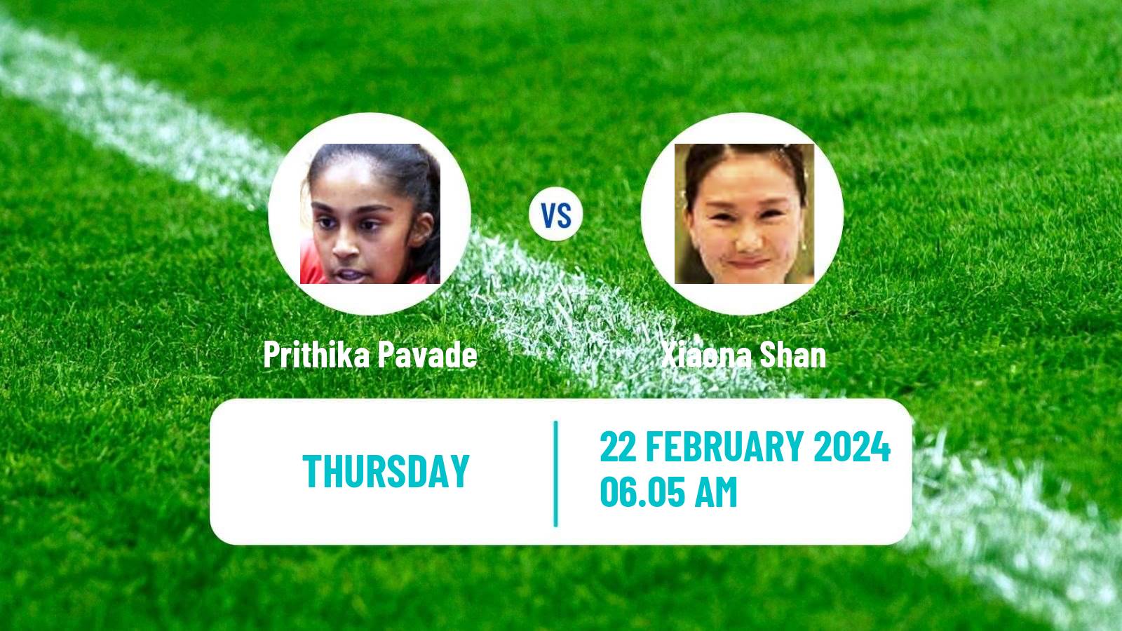 Table tennis World Championships Teams Women Prithika Pavade - Xiaona Shan