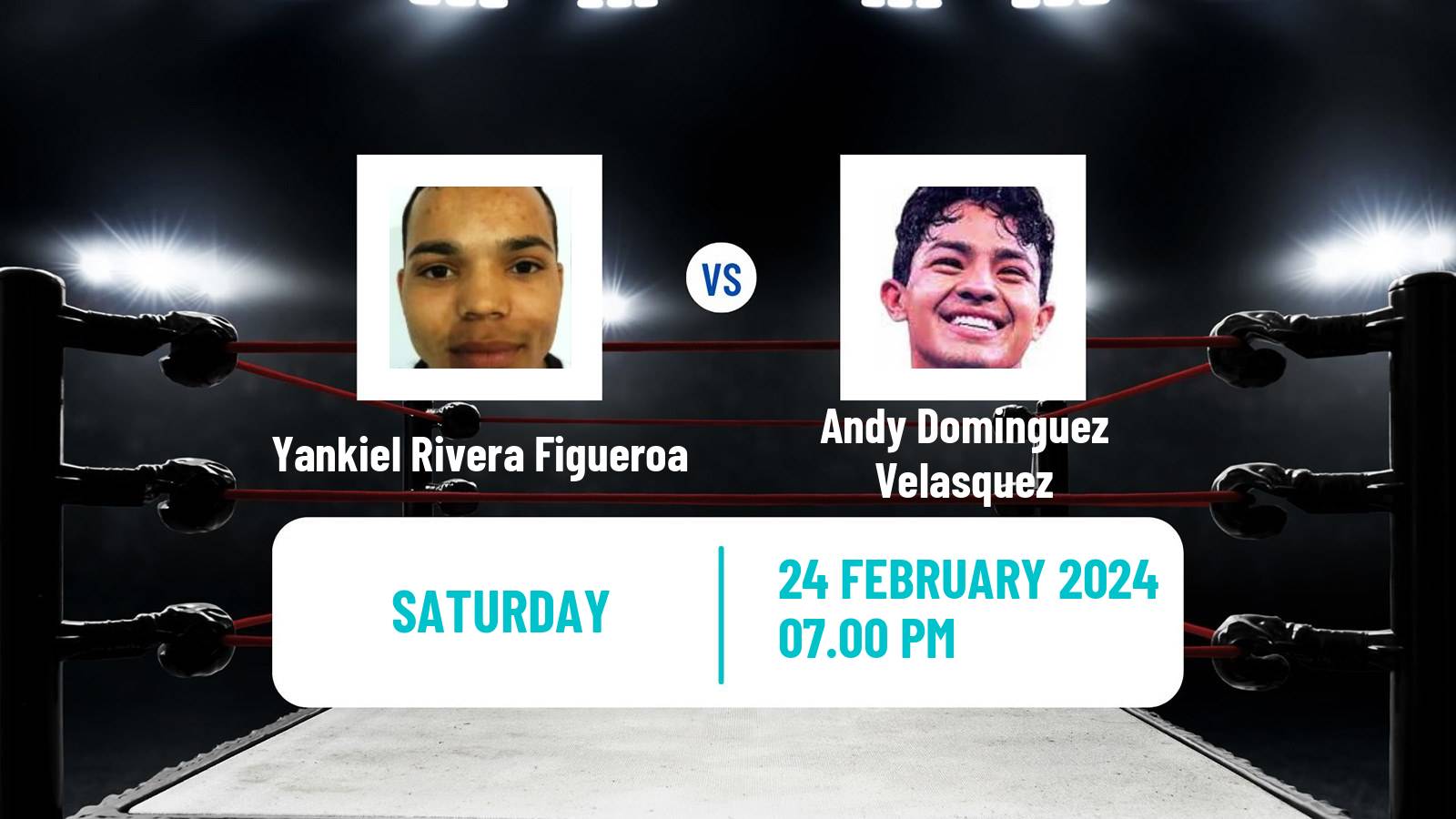 Boxing Flyweight Others Matches Men Yankiel Rivera Figueroa - Andy Dominguez Velasquez