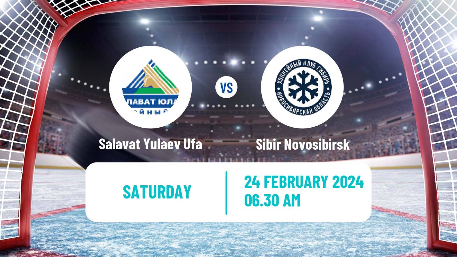 Hockey KHL Salavat Yulaev Ufa - Sibir Novosibirsk