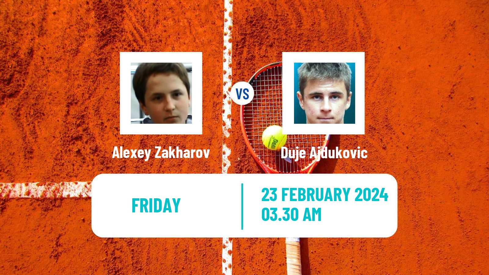 Tennis Pune Challenger Men Alexey Zakharov - Duje Ajdukovic