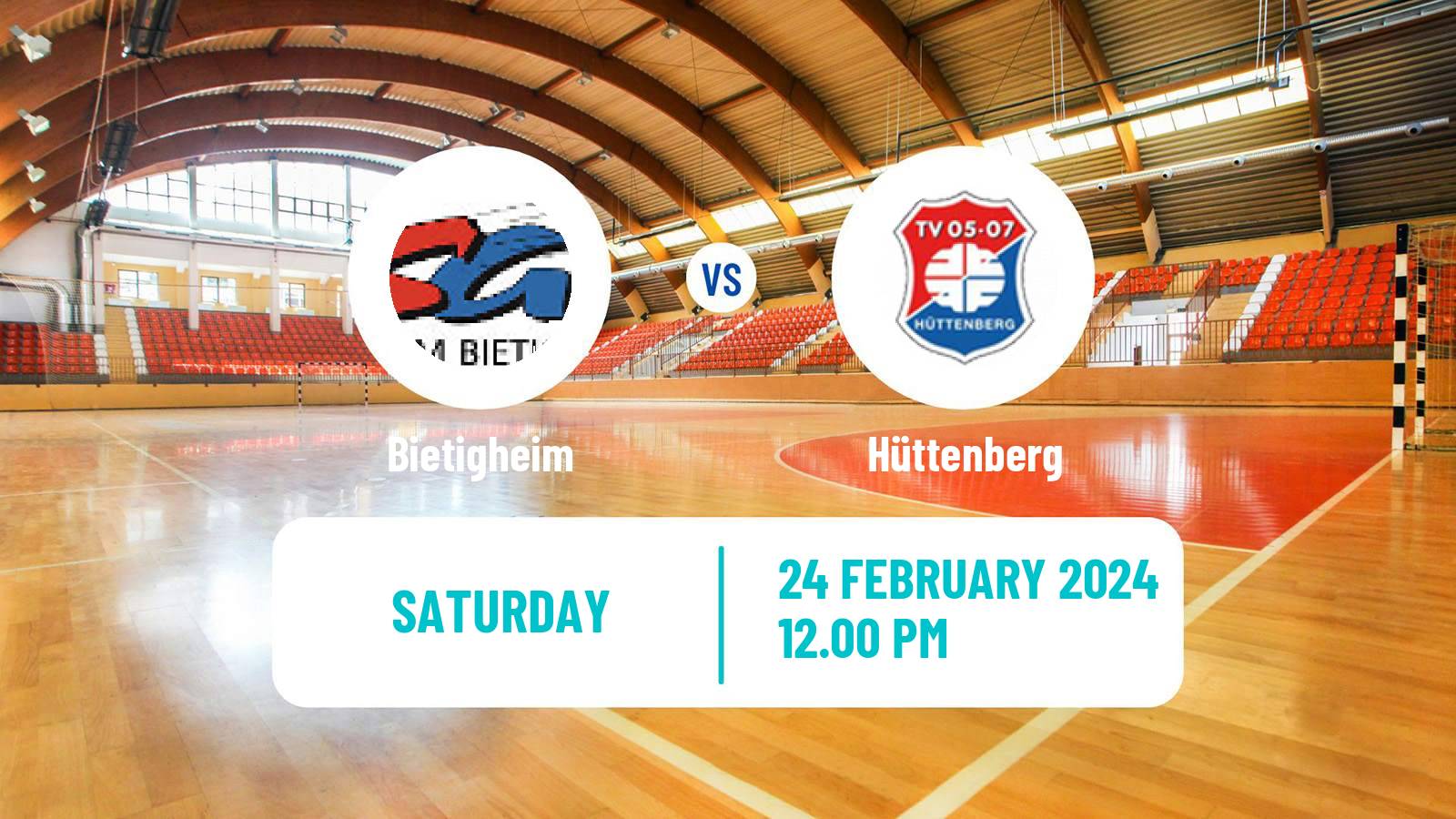 Handball German 2 Bundesliga Handball Bietigheim - Hüttenberg