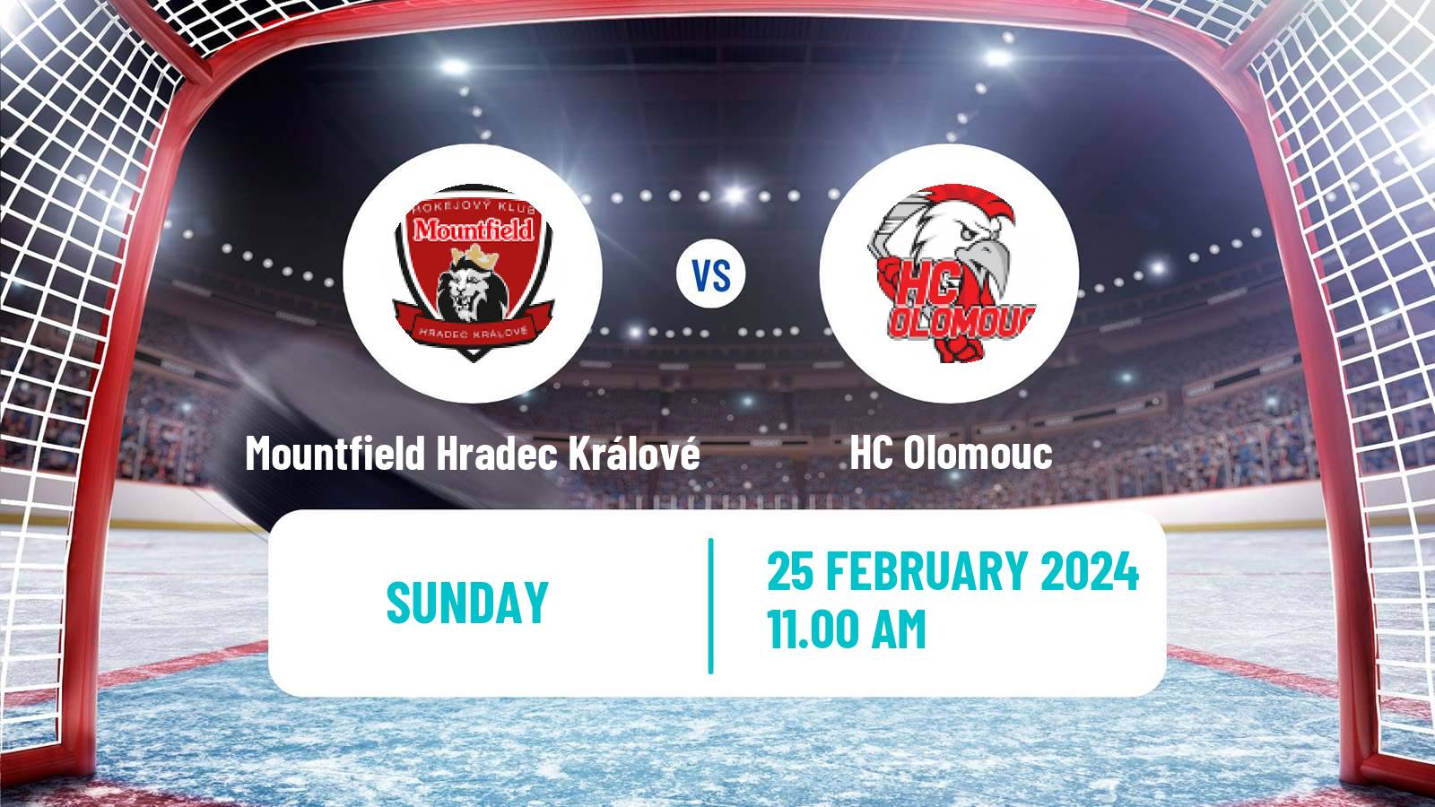 Hockey Czech Extraliga Mountfield Hradec Králové - Olomouc
