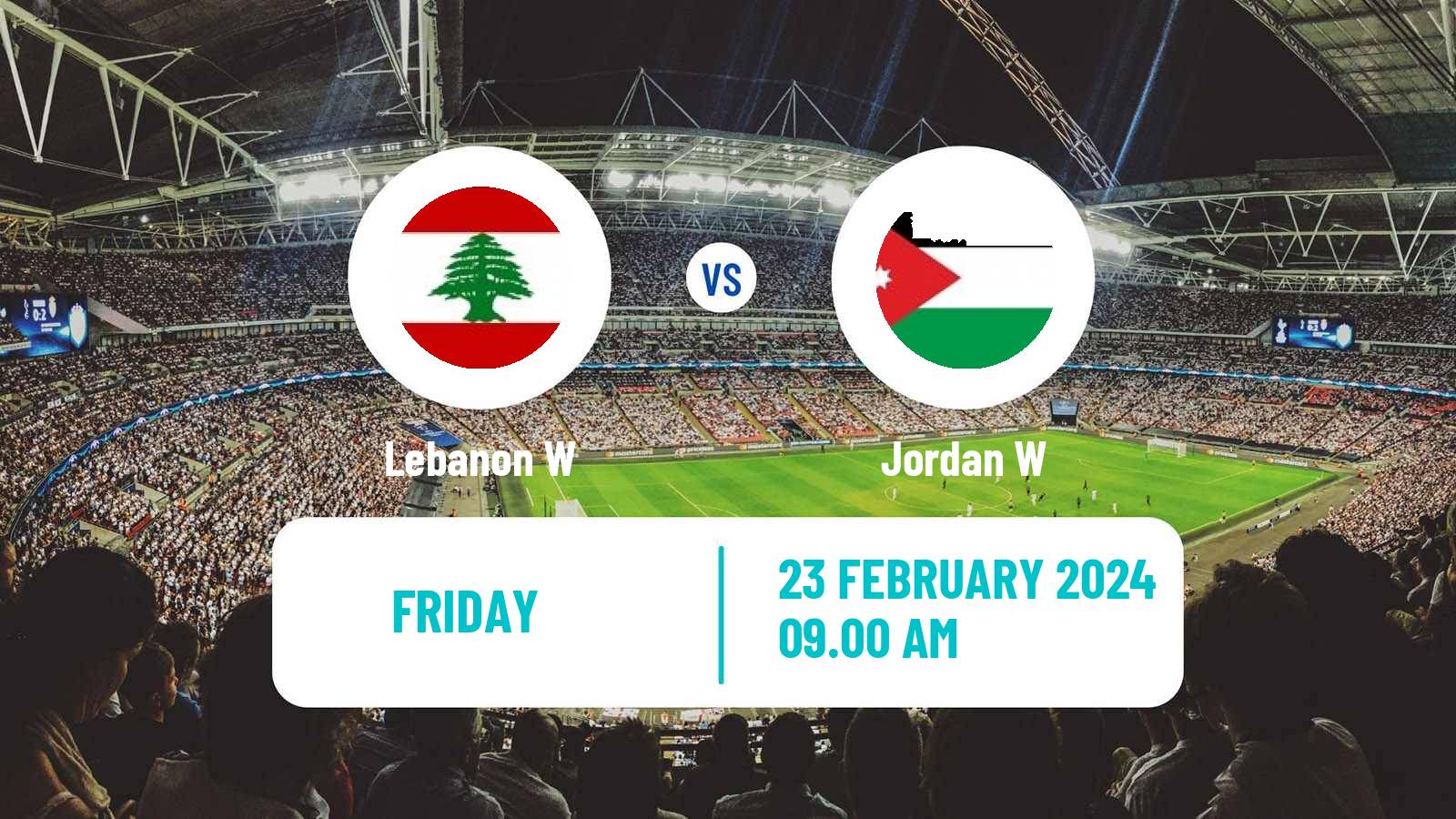 Soccer WAFF Championship Women Lebanon W - Jordan W