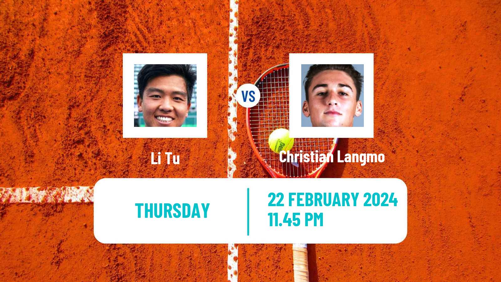 Tennis ITF M25 Traralgon Men Li Tu - Christian Langmo