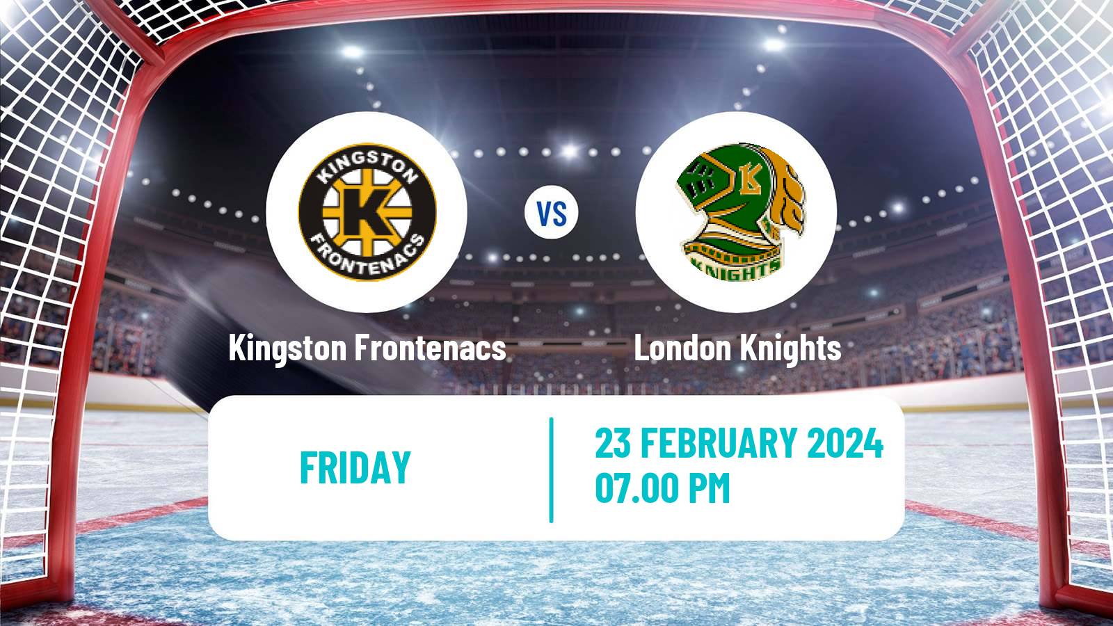 Hockey OHL Kingston Frontenacs - London Knights