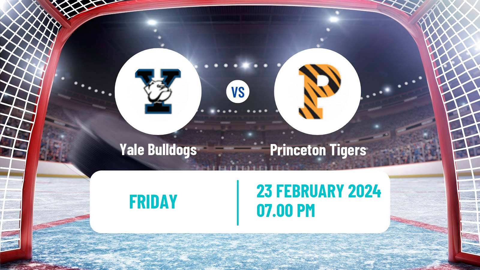 Hockey NCAA Hockey Yale Bulldogs - Princeton Tigers