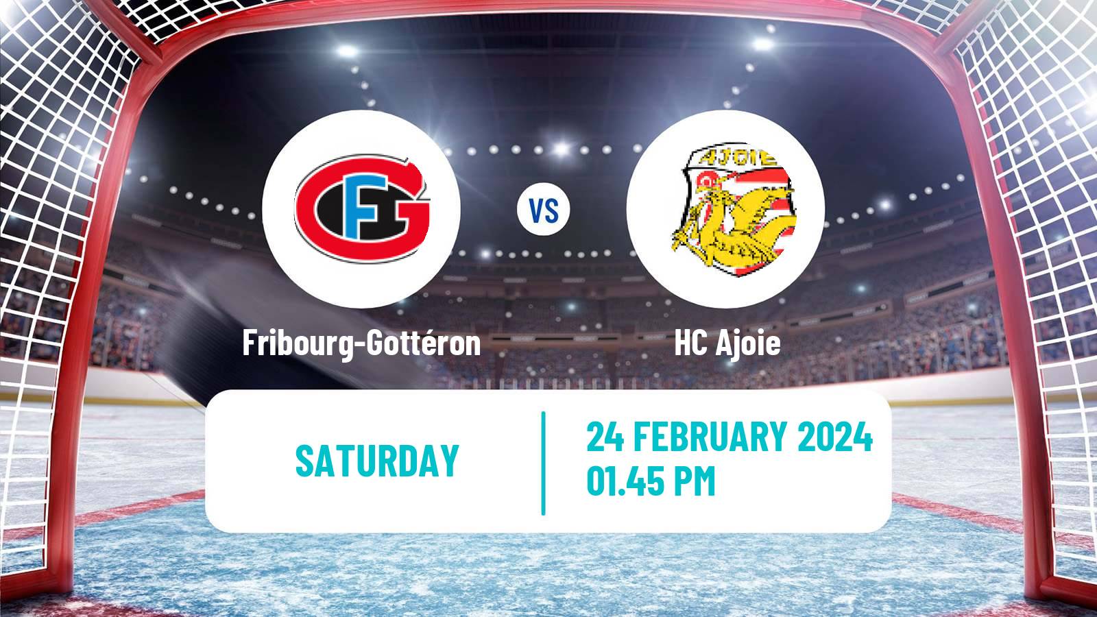 Hockey Swiss National League Hockey Fribourg-Gottéron - Ajoie