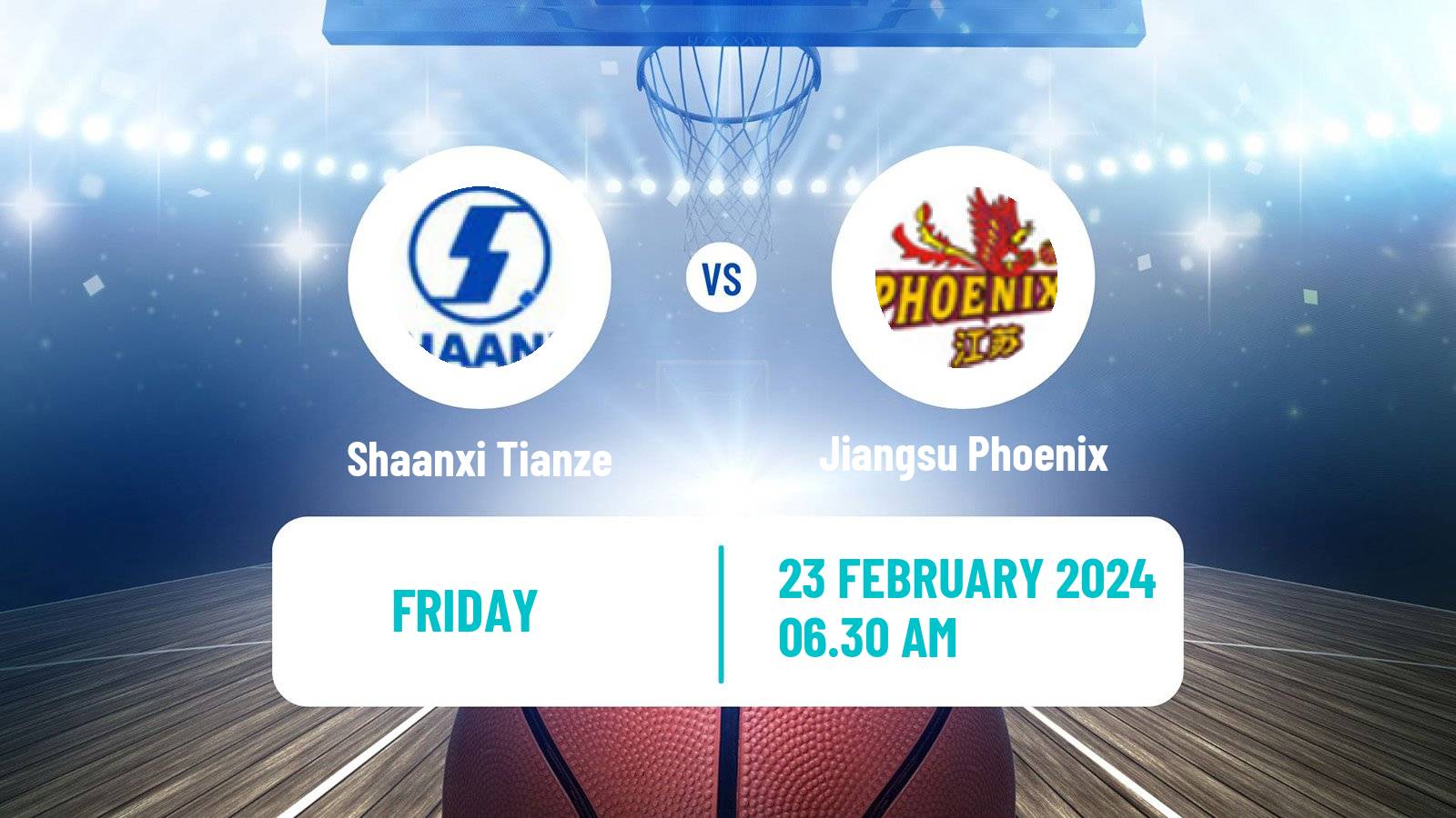 Basketball WCBA Shaanxi Tianze - Jiangsu Phoenix