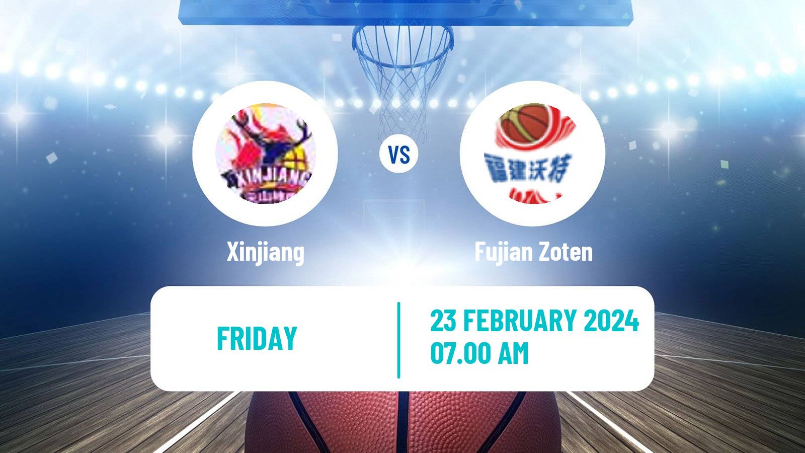 Basketball WCBA Xinjiang - Fujian Zoten