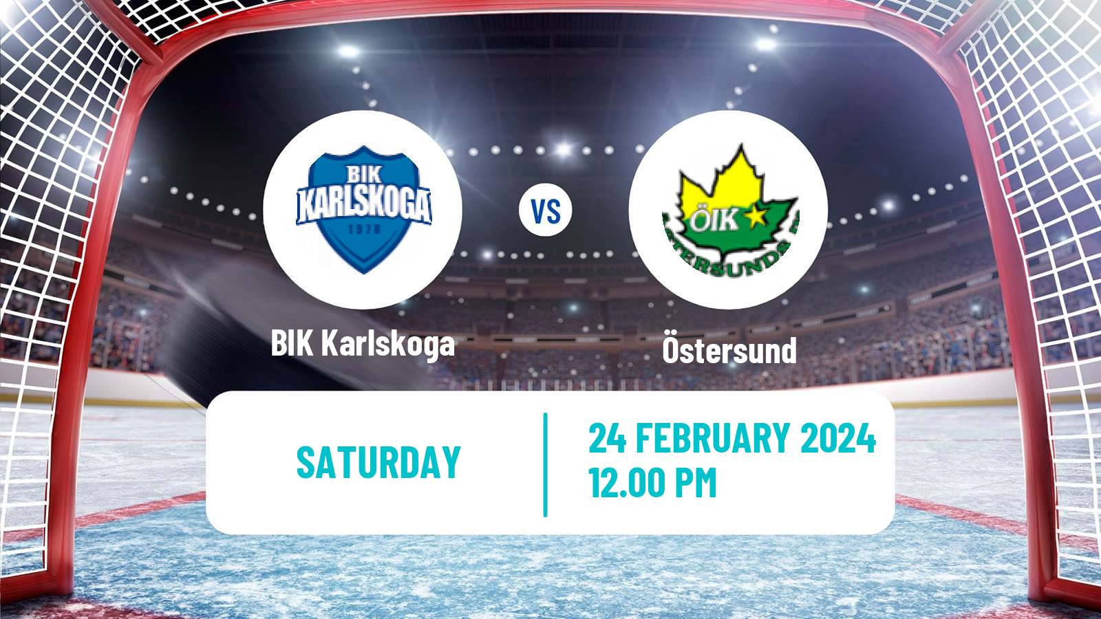 Hockey Swedish Hockey Allsvenskan BIK Karlskoga - Östersund