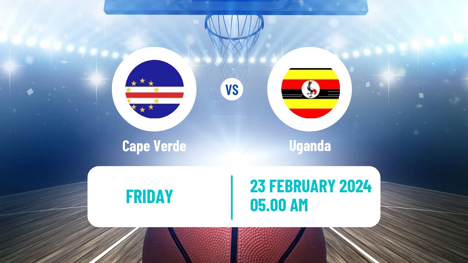 Basketball African Championship Basketball Cape Verde - Uganda