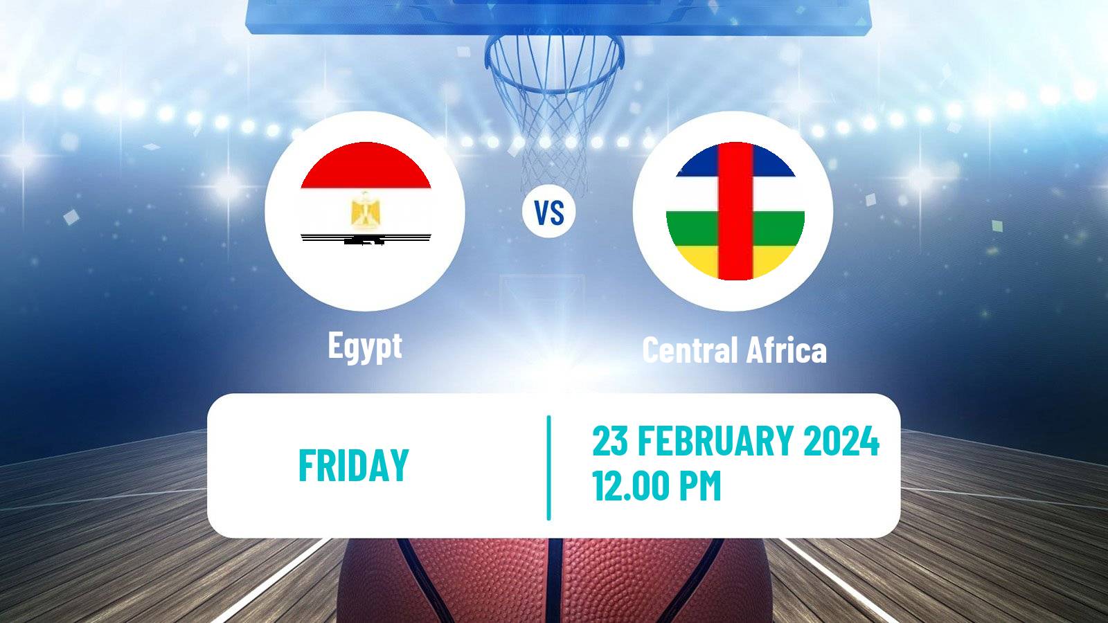 Basketball African Championship Basketball Egypt - Central Africa