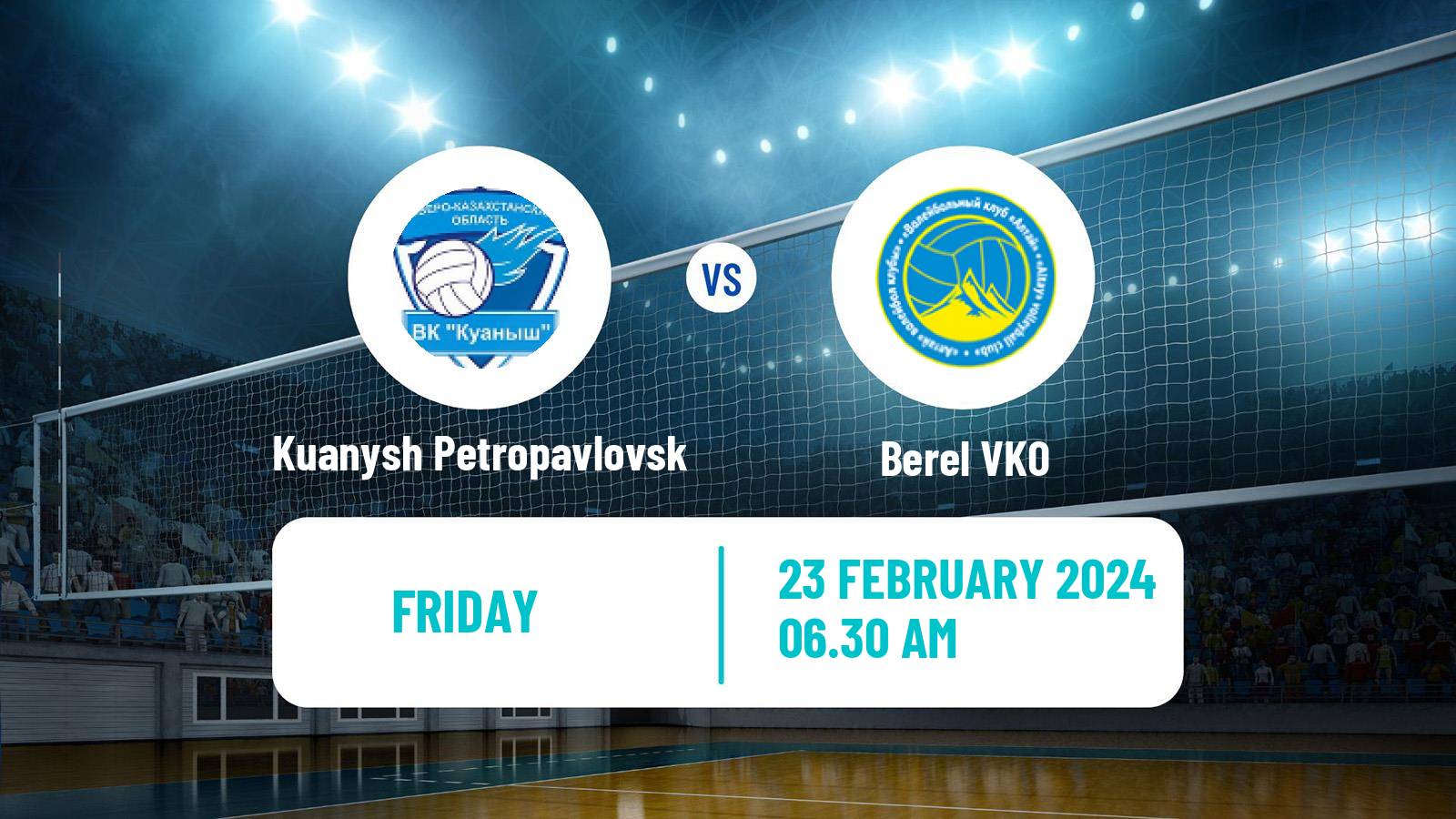 Volleyball Kazakh National League Volleyball Women Kuanysh Petropavlovsk - Berel VKO