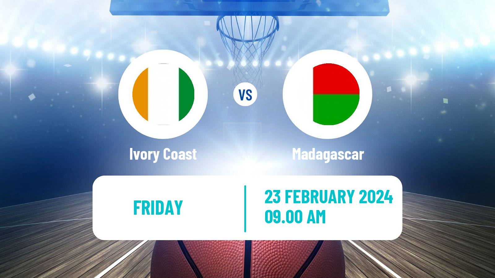 Basketball African Championship Basketball Ivory Coast - Madagascar