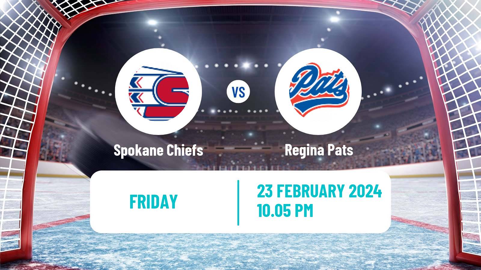 Hockey WHL Spokane Chiefs - Regina Pats