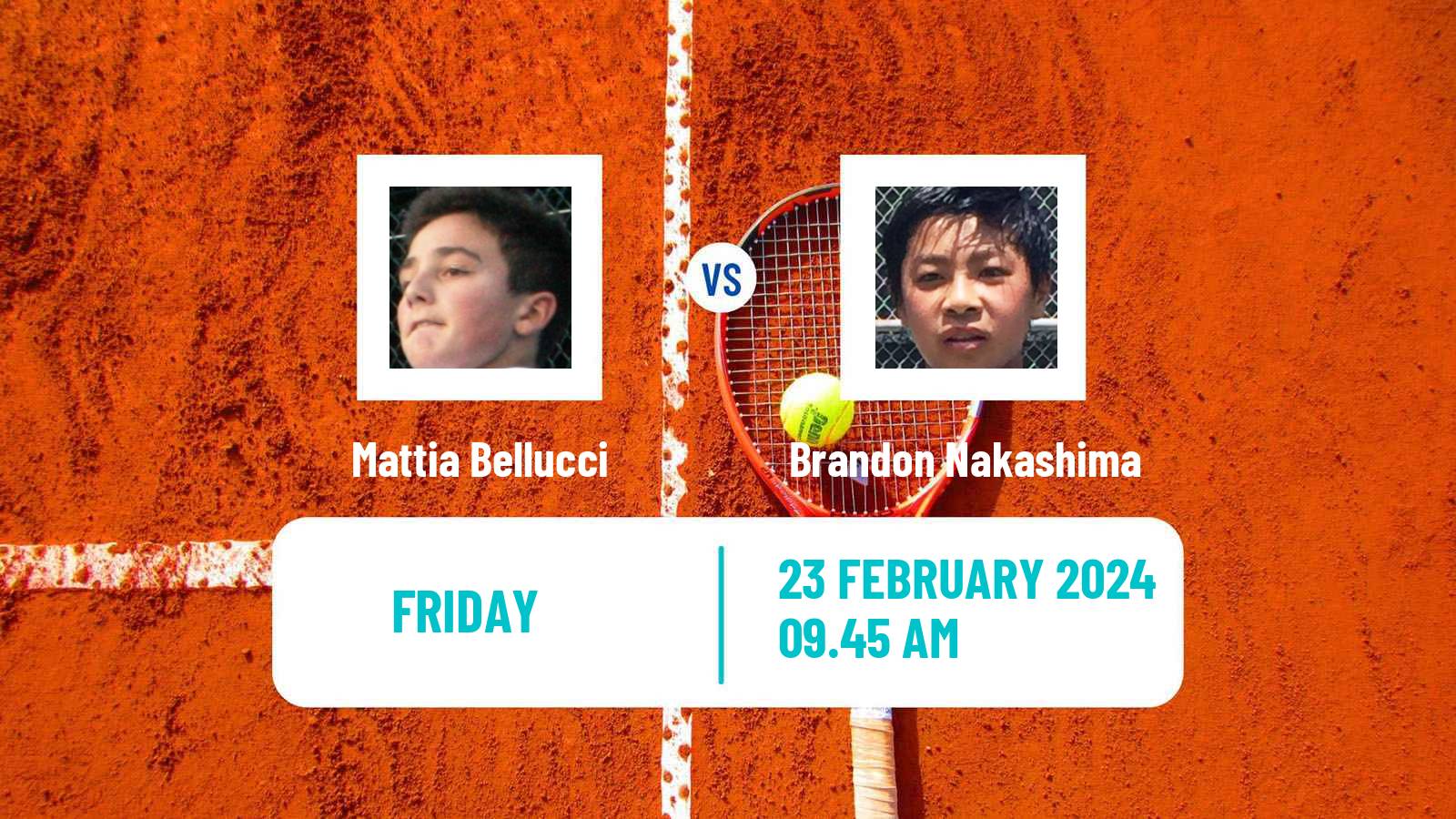Tennis Pau Challenger Men Mattia Bellucci - Brandon Nakashima