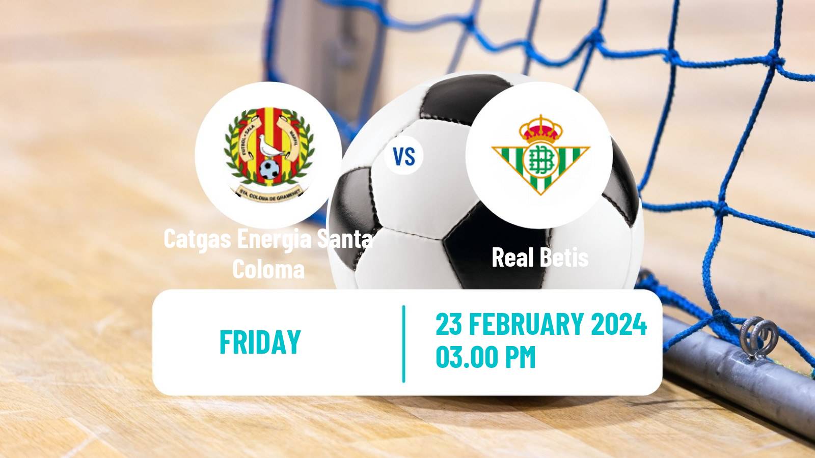 Futsal Spanish Primera Division Futsal Santa Coloma - Real Betis