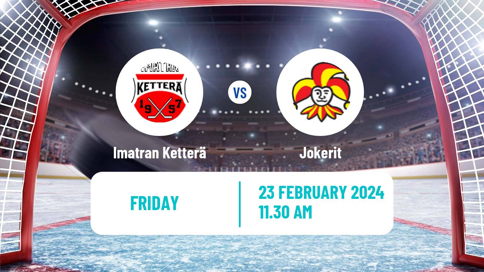 Hockey Finnish Mestis Imatran Ketterä - Jokerit
