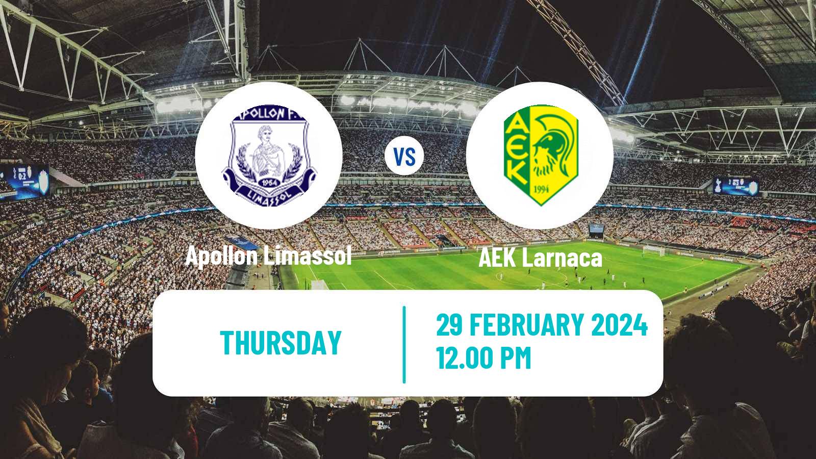 Soccer Cypriot Cup Apollon Limassol - AEK Larnaca