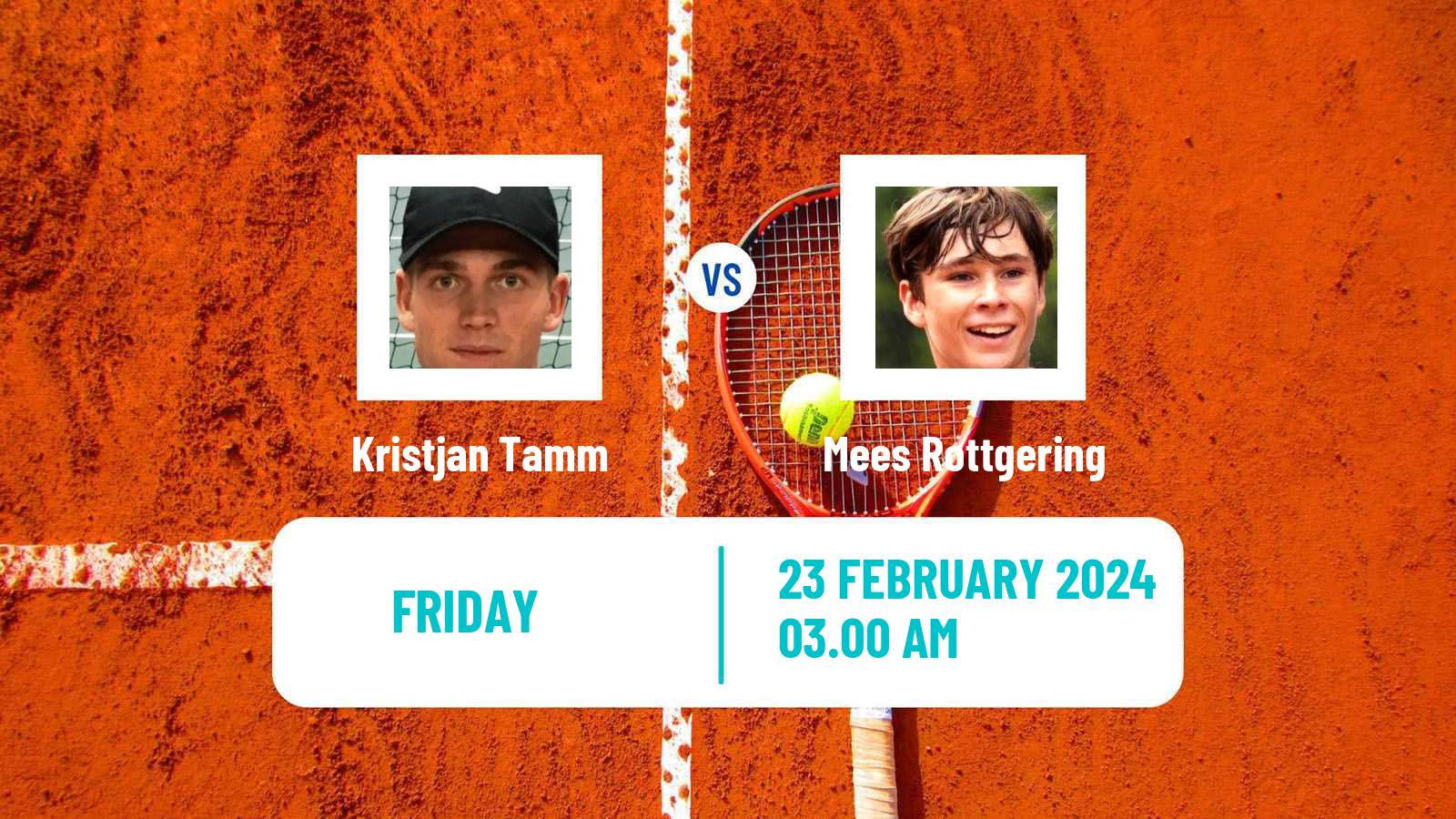 Tennis ITF M15 Sharm Elsheikh 4 Men Kristjan Tamm - Mees Rottgering