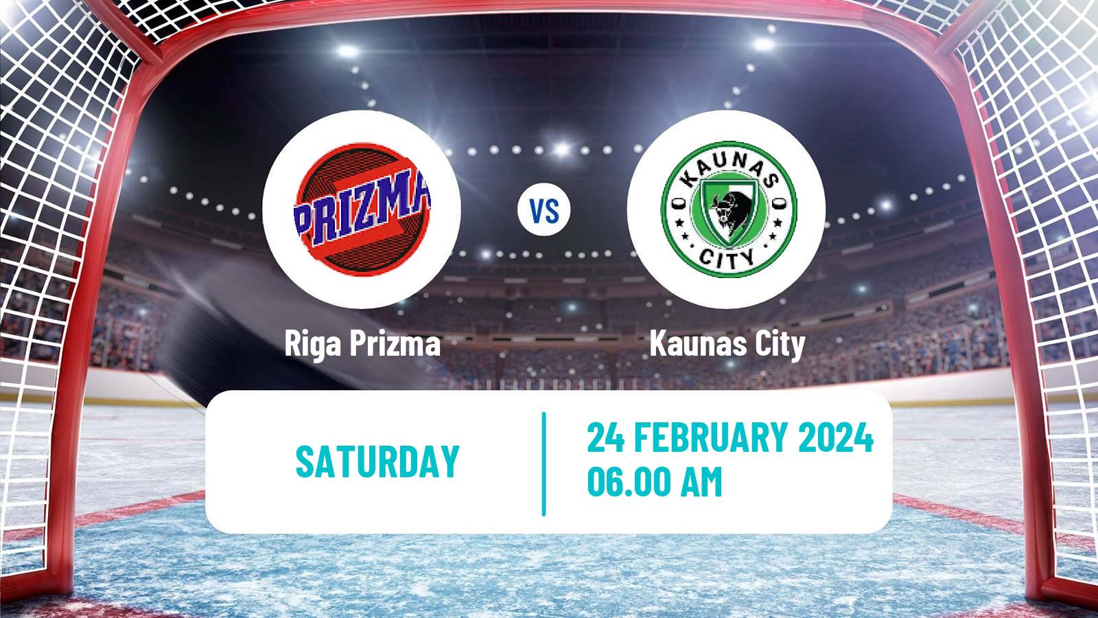 Hockey Latvian Hokeja Liga Riga Prizma - Kaunas City