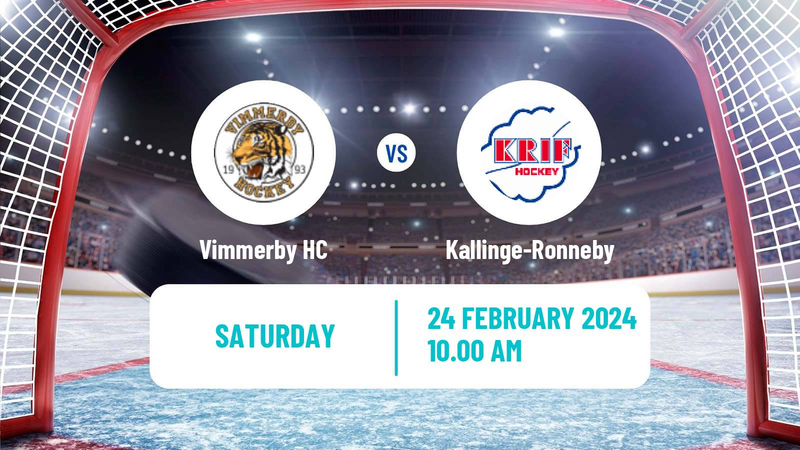 Hockey Swedish HockeyEttan Sodra Vimmerby - Kallinge-Ronneby