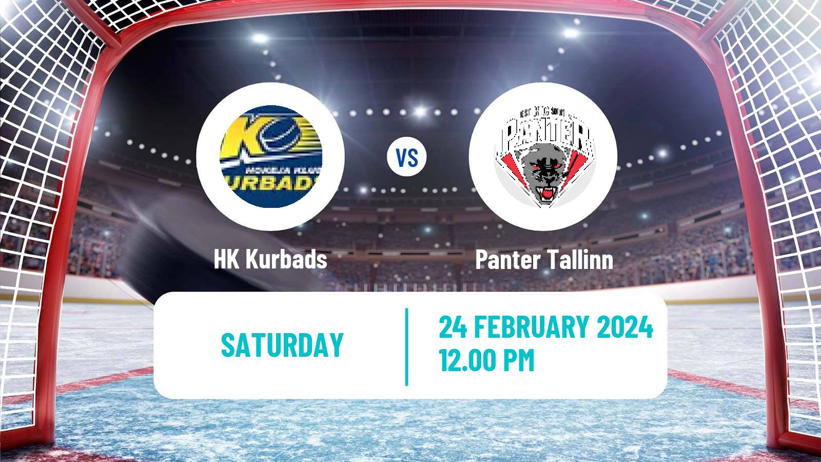Hockey Latvian Hokeja Liga Kurbads - Panter Tallinn