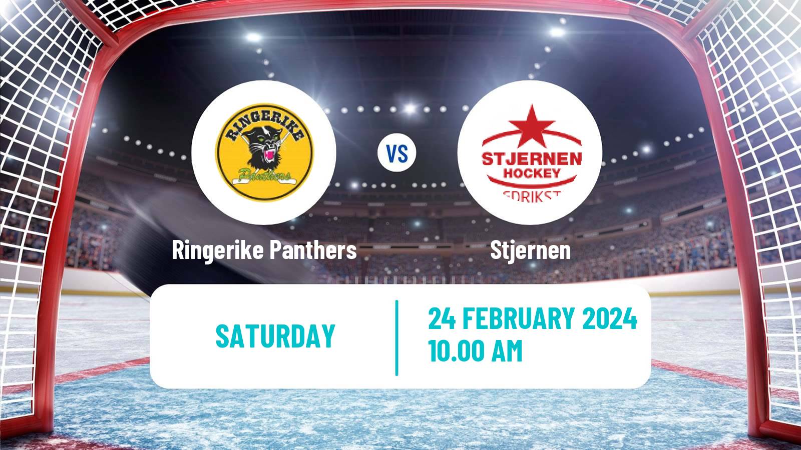 Hockey Norwegian Ligaen Hockey Ringerike Panthers - Stjernen