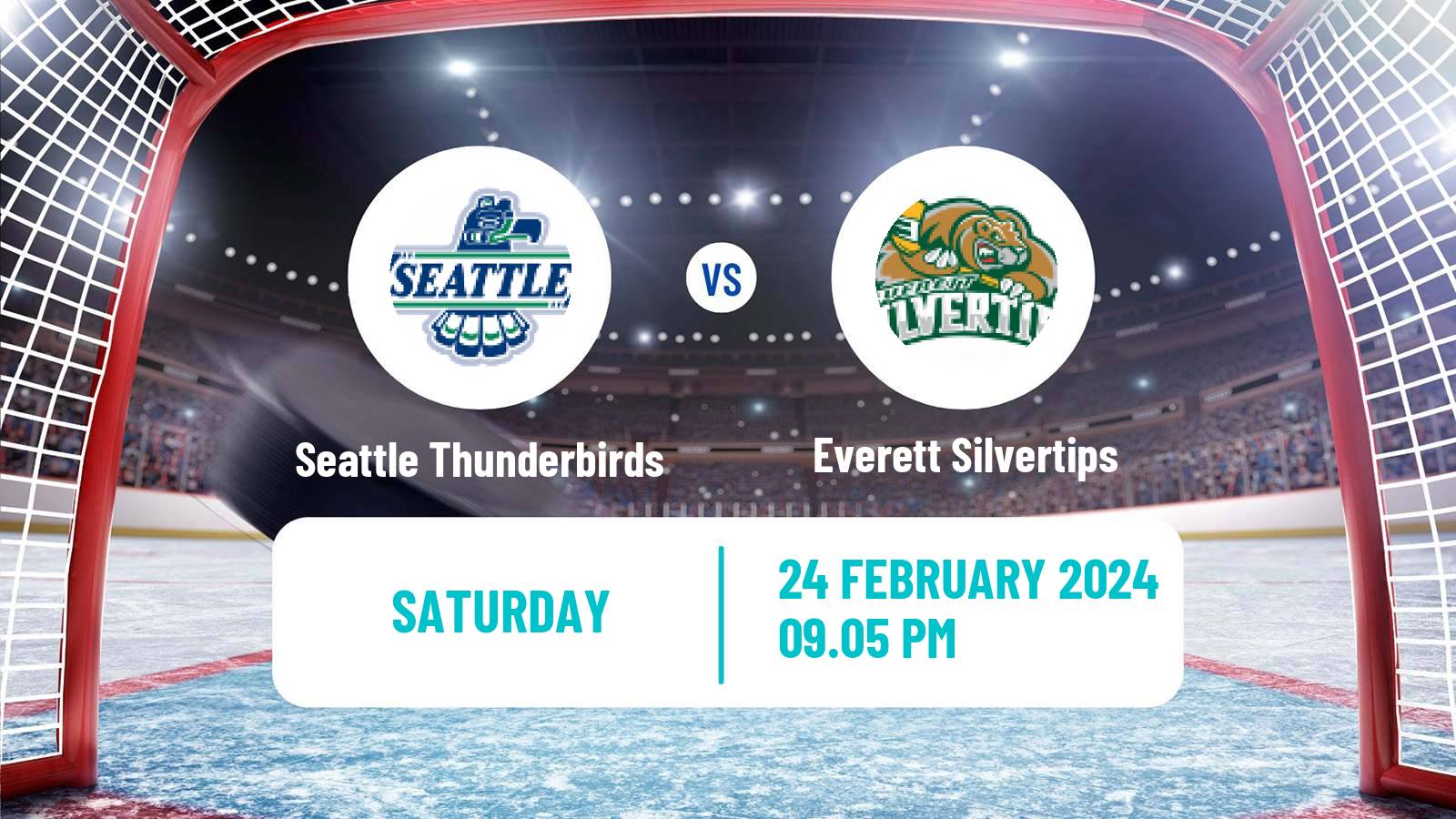 Hockey WHL Seattle Thunderbirds - Everett Silvertips