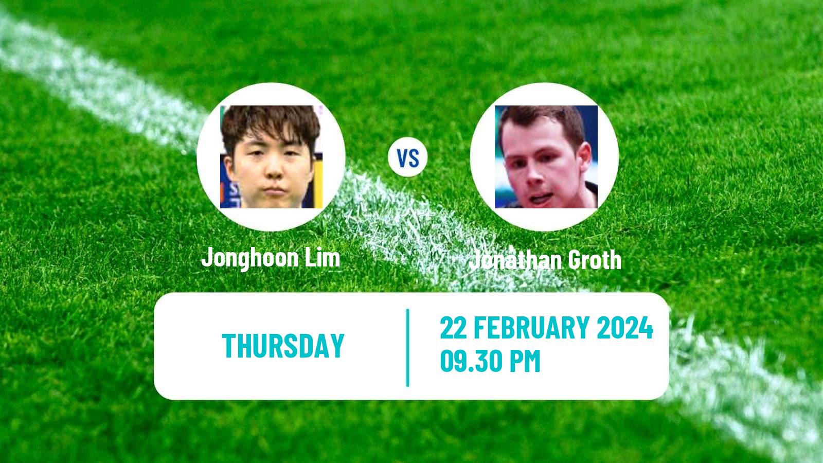 Table tennis World Championships Teams Men Jonghoon Lim - Jonathan Groth