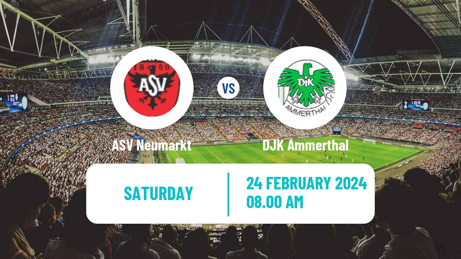 Soccer German Oberliga Bayern Nord Neumarkt - DJK Ammerthal