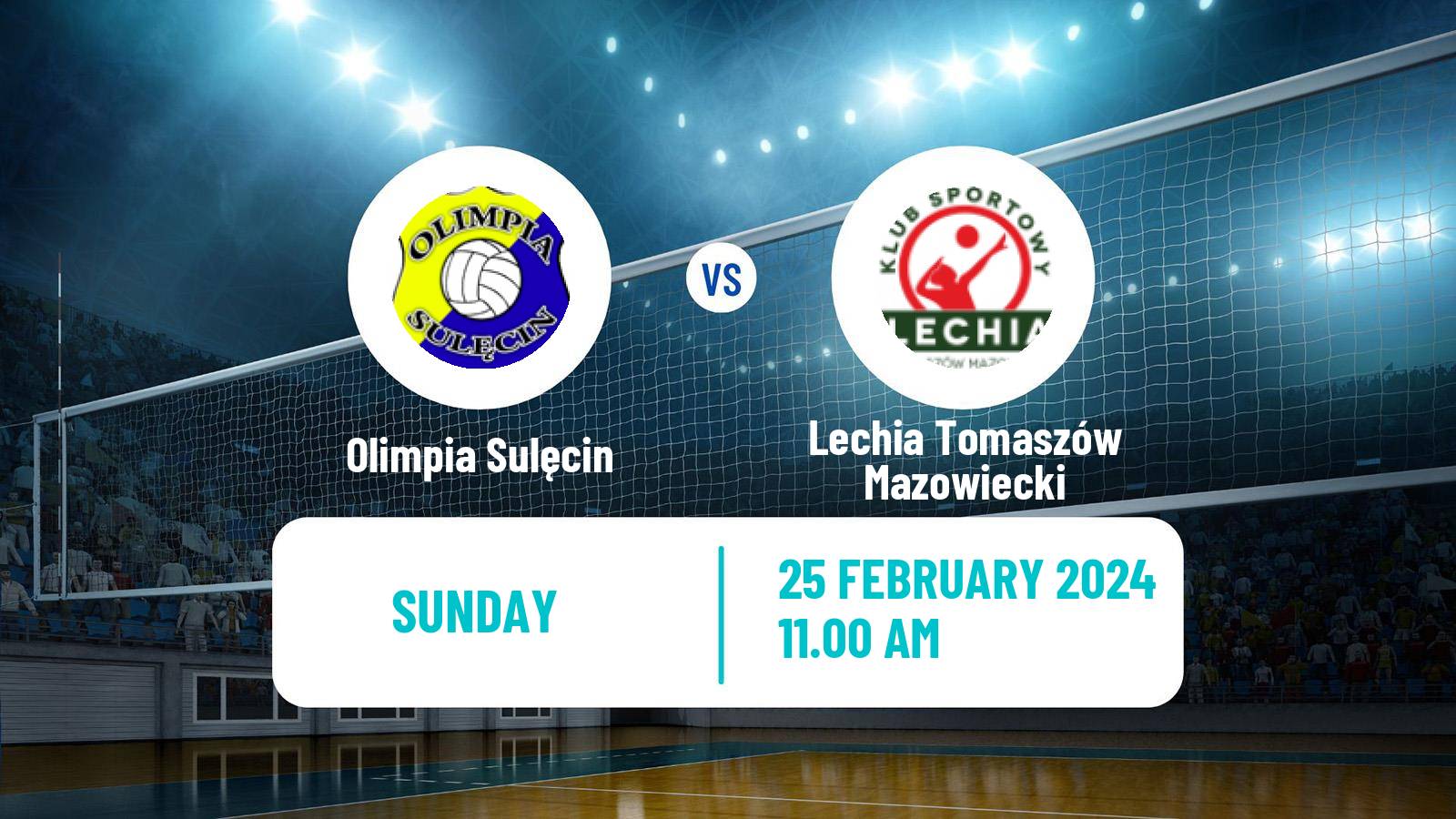 Volleyball Polish I Liga Volleyball Olimpia Sulęcin - Lechia Tomaszów Mazowiecki