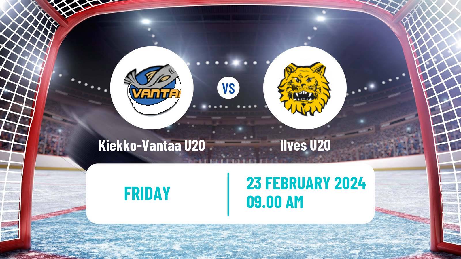 Hockey Finnish SM-sarja U20 Kiekko-Vantaa U20 - Ilves U20