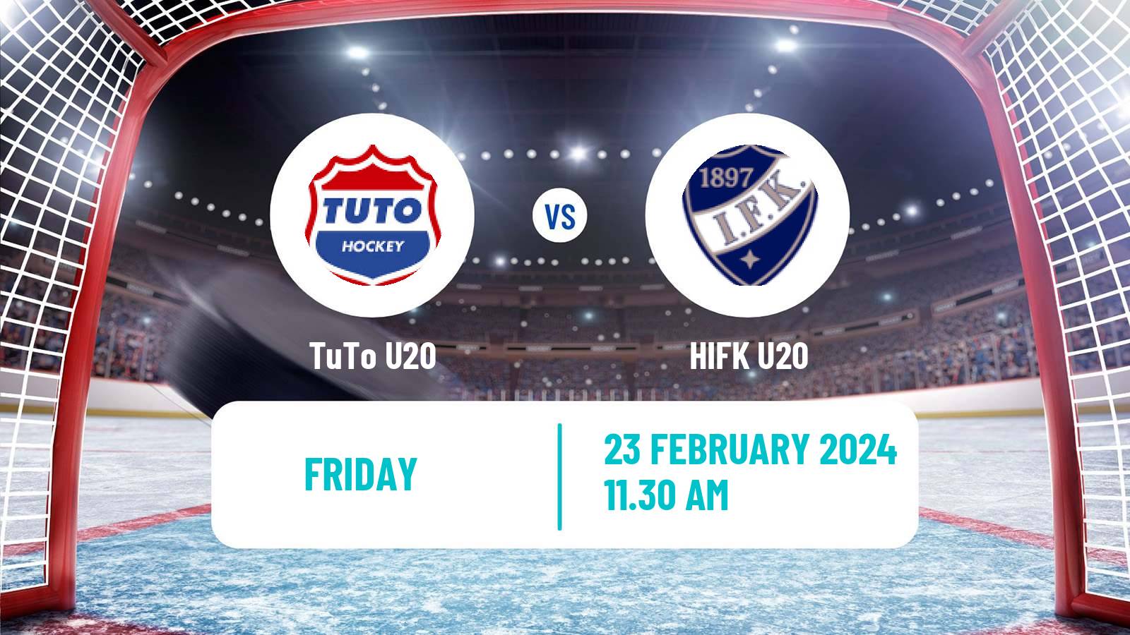 Hockey Finnish SM-sarja U20 TuTo U20 - HIFK U20