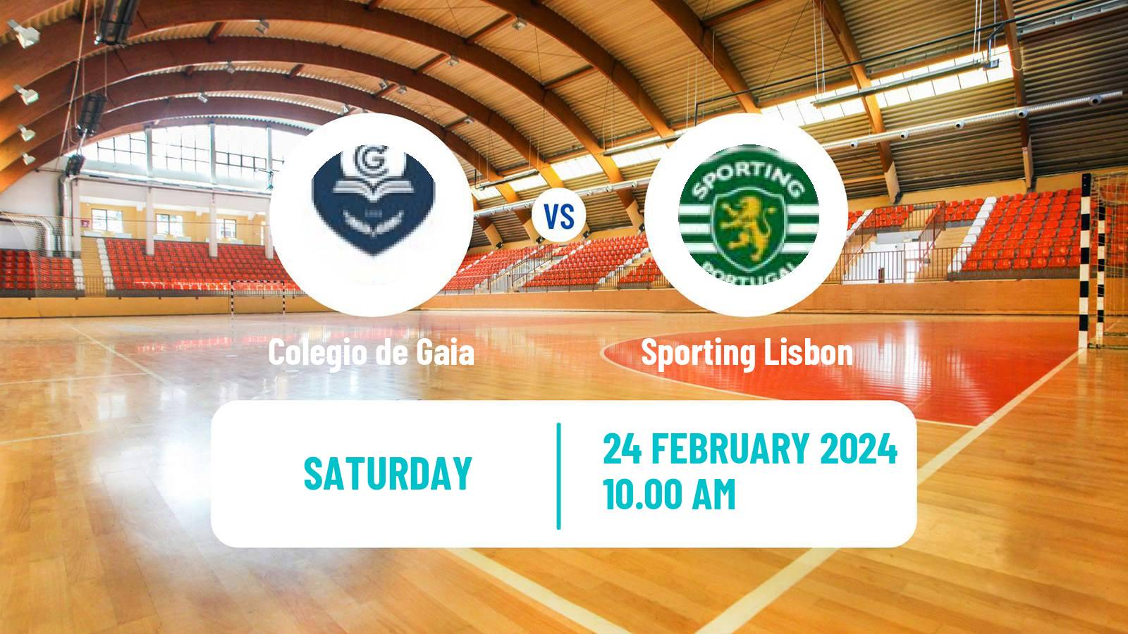 Handball Portuguese Andebol 1 Colegio de Gaia - Sporting Lisbon