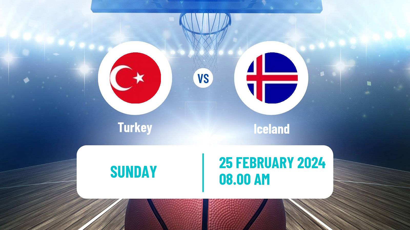 Basketball EuroBasket Turkey - Iceland