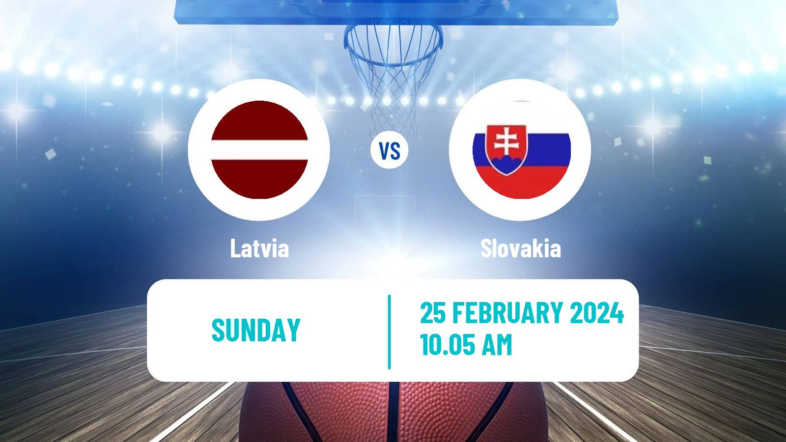 Basketball EuroBasket Latvia - Slovakia