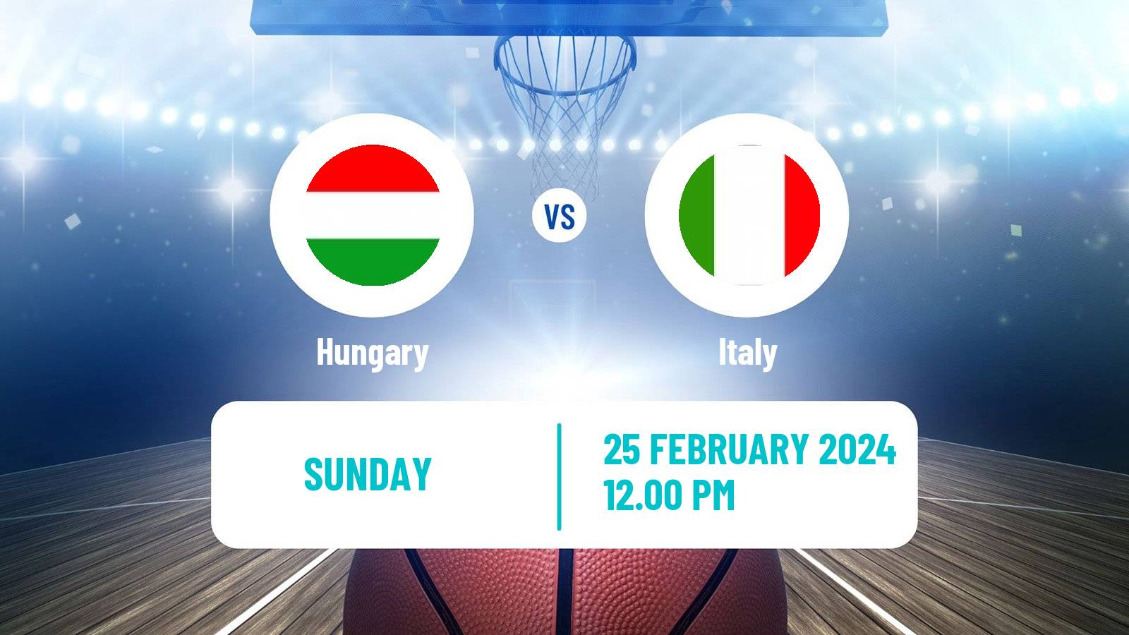 Basketball EuroBasket Hungary - Italy