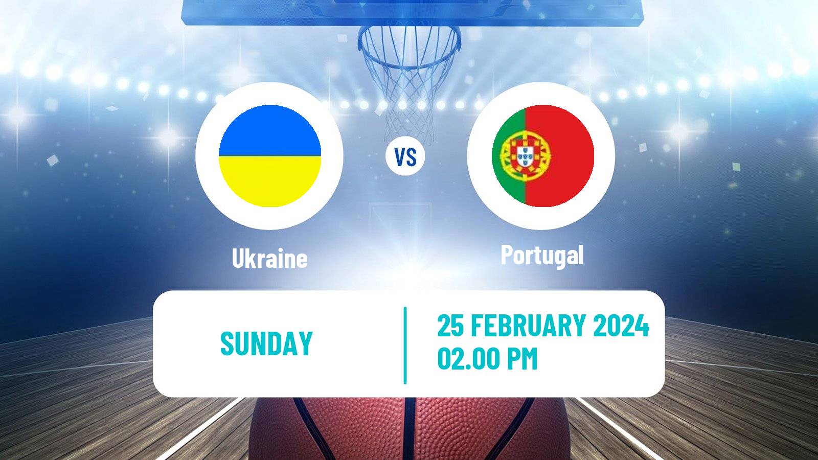 Basketball EuroBasket Ukraine - Portugal